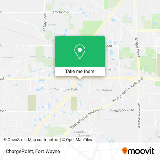 ChargePoint map
