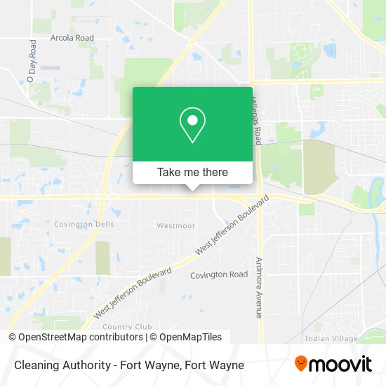 Mapa de Cleaning Authority - Fort Wayne