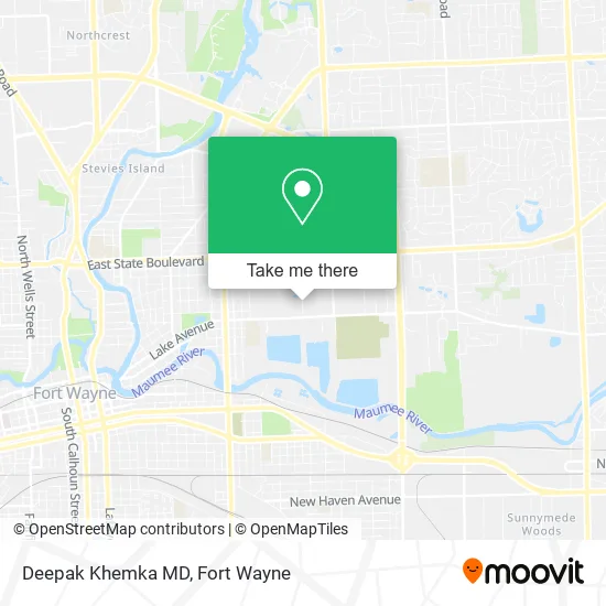 Mapa de Deepak Khemka MD