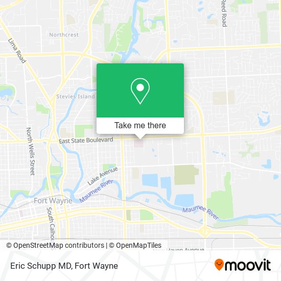 Mapa de Eric Schupp MD