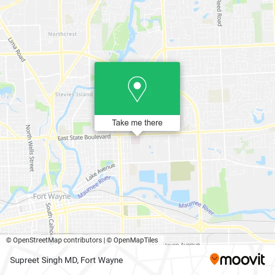 Supreet Singh MD map