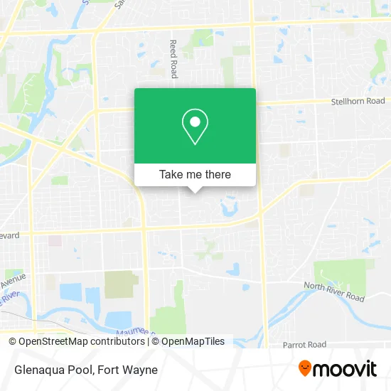 Mapa de Glenaqua Pool