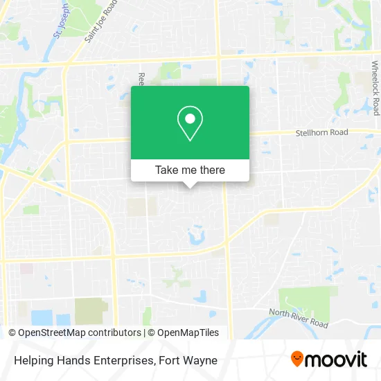 Helping Hands Enterprises map