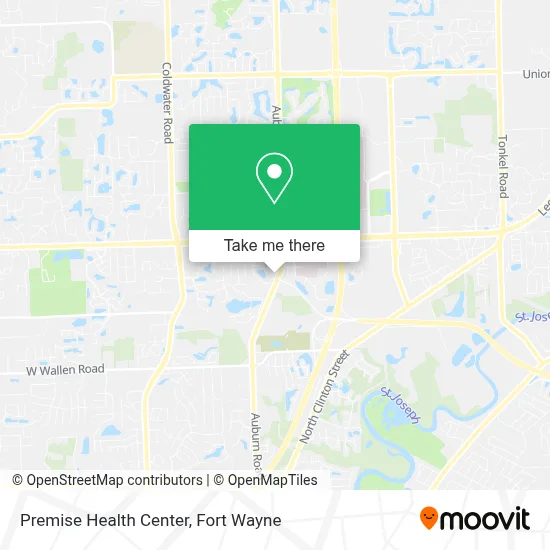 Premise Health Center map