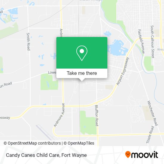 Mapa de Candy Canes Child Care