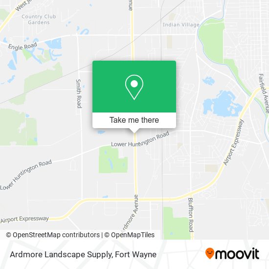 Ardmore Landscape Supply map