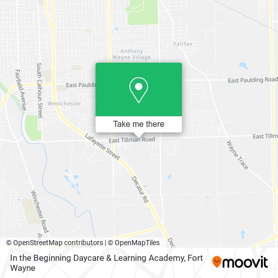 Mapa de In the Beginning Daycare & Learning Academy