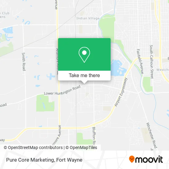 Pure Core Marketing map