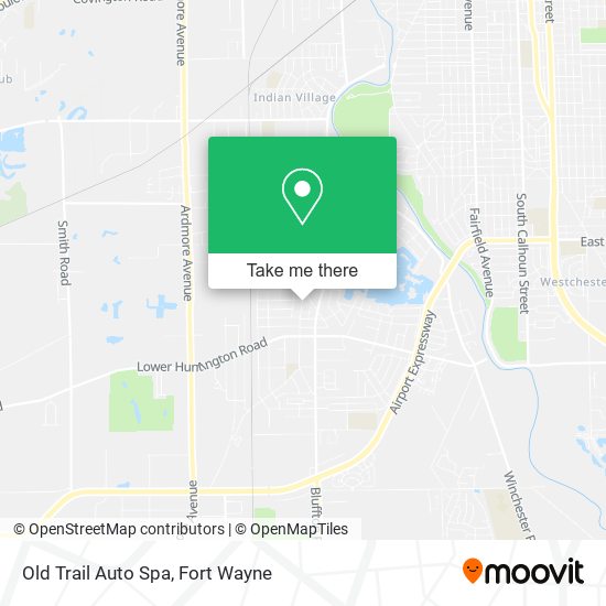 Old Trail Auto Spa map