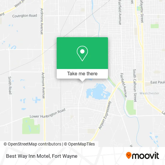 Best Way Inn Motel map