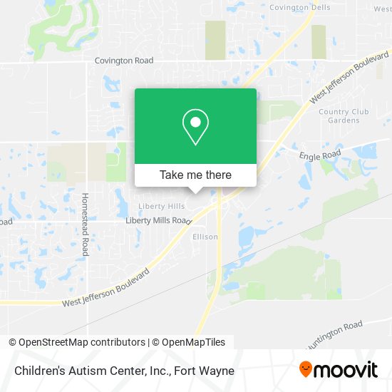 Mapa de Children's Autism Center, Inc.