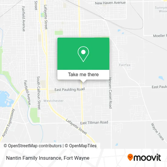 Nantin Family Insurance map