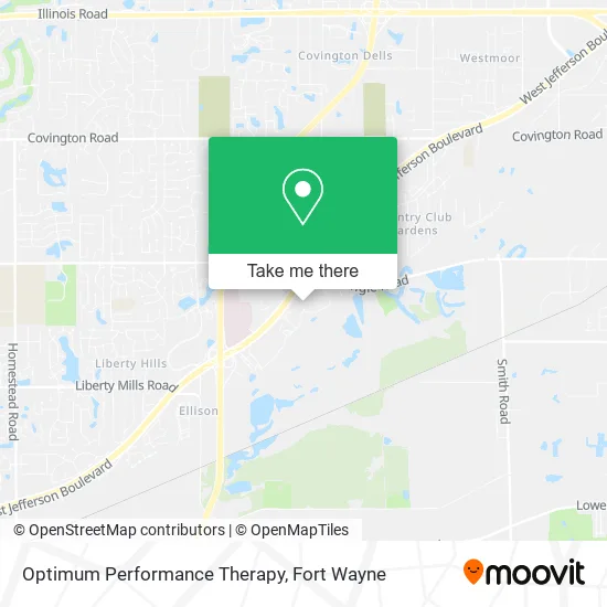 Optimum Performance Therapy map