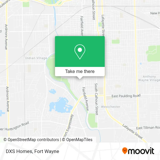 DXS Homes map