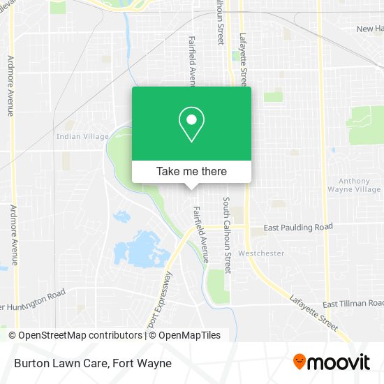 Burton Lawn Care map