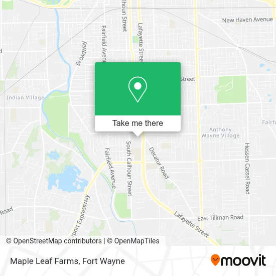 Maple Leaf Farms map