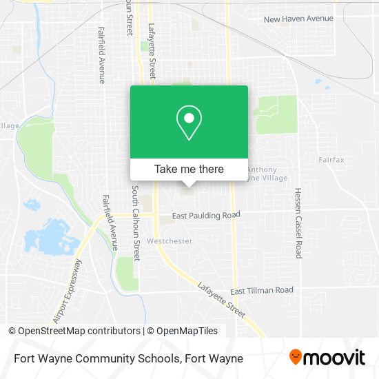Mapa de Fort Wayne Community Schools