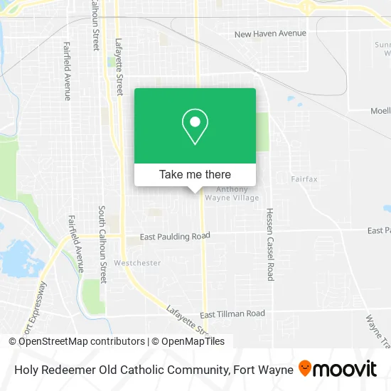 Mapa de Holy Redeemer Old Catholic Community