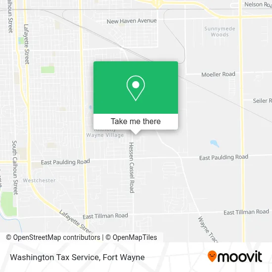 Washington Tax Service map