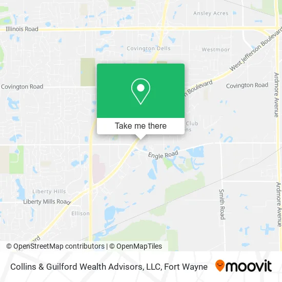 Collins & Guilford Wealth Advisors, LLC map