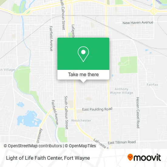 Light of Life Faith Center map