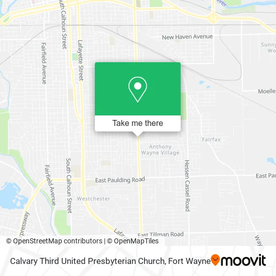 Mapa de Calvary Third United Presbyterian Church
