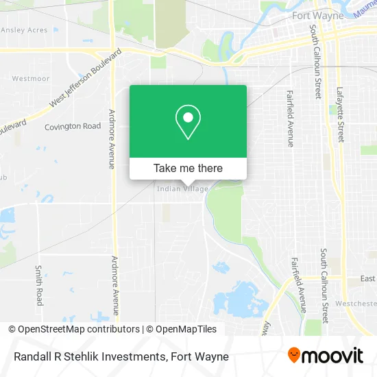Randall R Stehlik Investments map