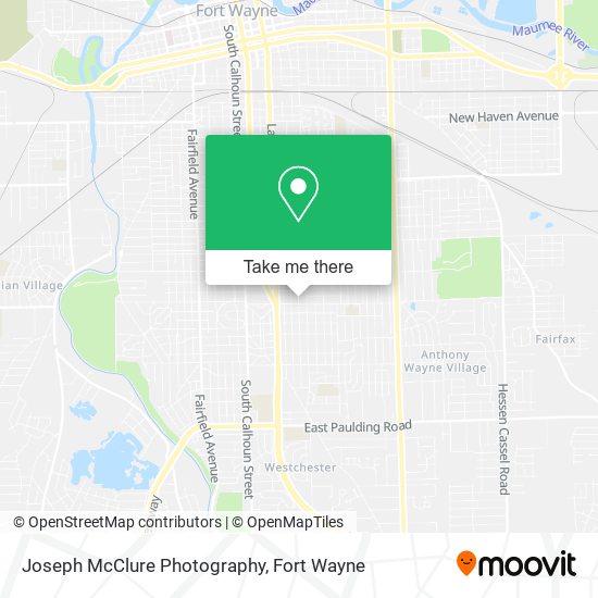 Joseph McClure Photography map