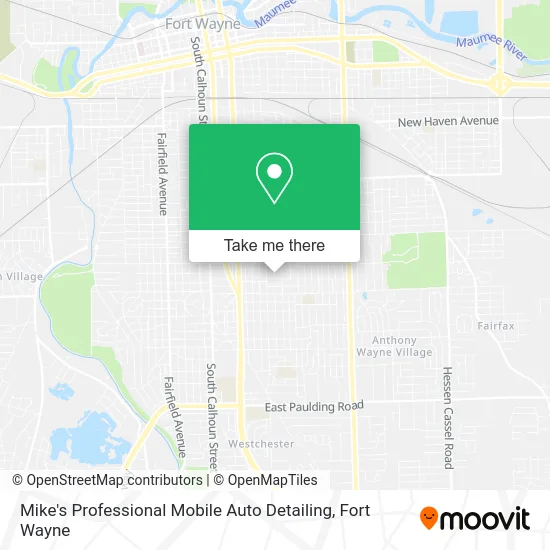 Mike's Professional Mobile Auto Detailing map