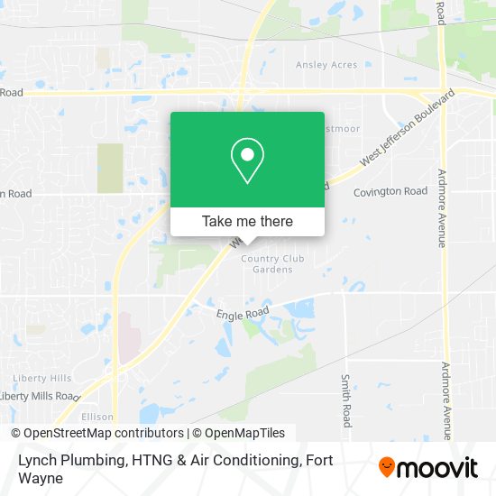 Lynch Plumbing, HTNG & Air Conditioning map