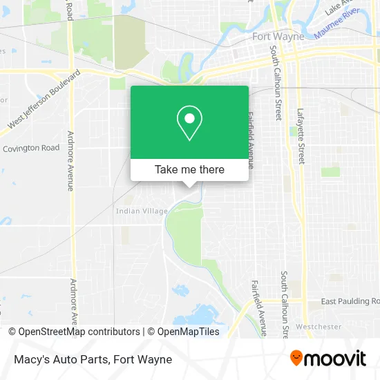 Macy's Auto Parts map