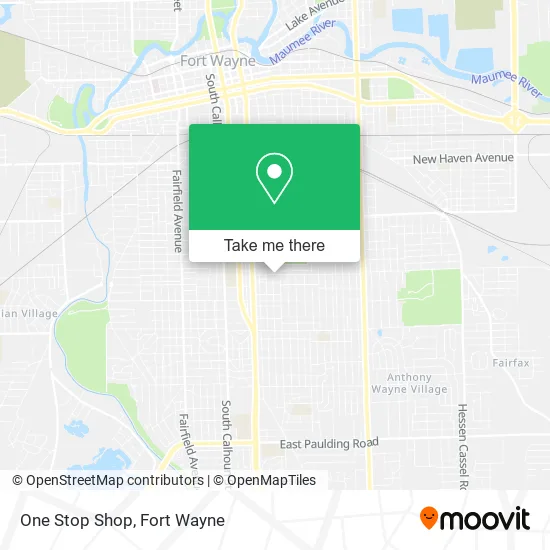 One Stop Shop map