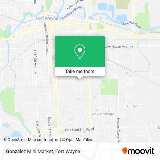 Gonzalez Mini Market map