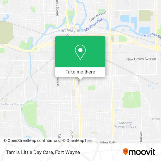 Tami's Little Day Care map
