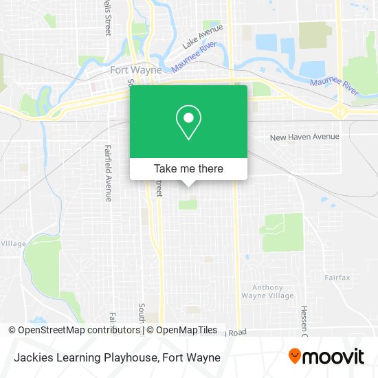 Mapa de Jackies Learning Playhouse