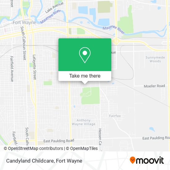 Mapa de Candyland Childcare