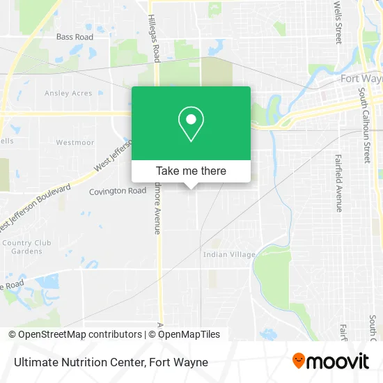 Ultimate Nutrition Center map