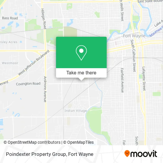 Poindexter Property Group map