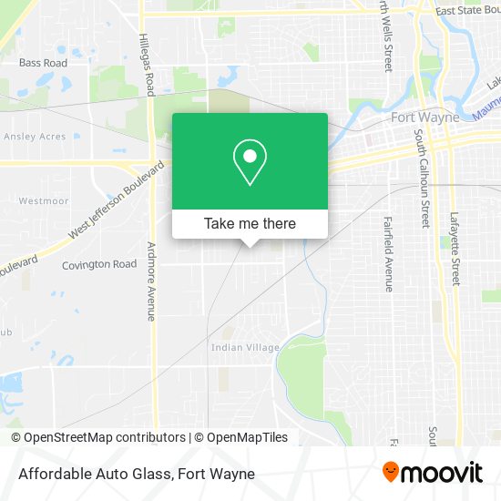 Affordable Auto Glass map