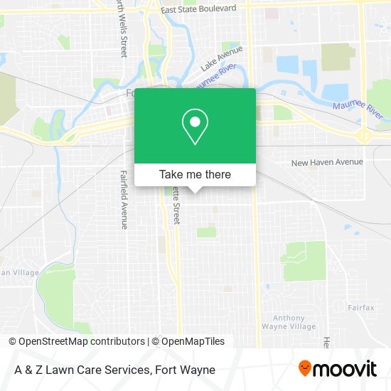 Mapa de A & Z Lawn Care Services