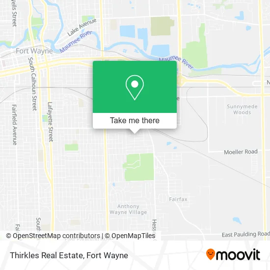 Thirkles Real Estate map