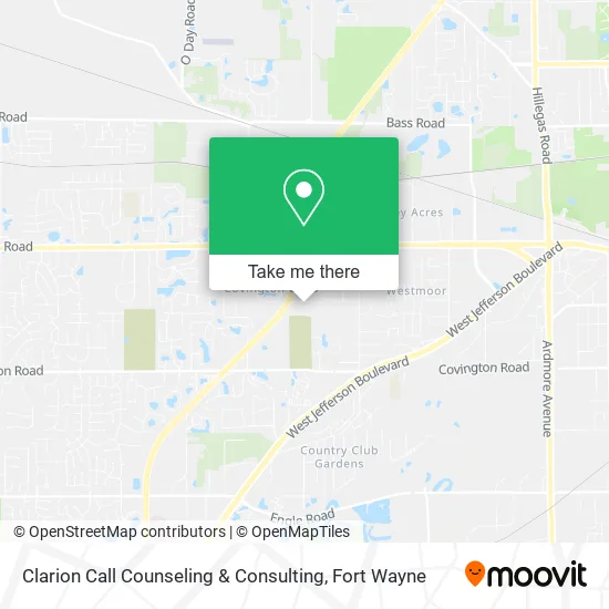 Clarion Call Counseling & Consulting map