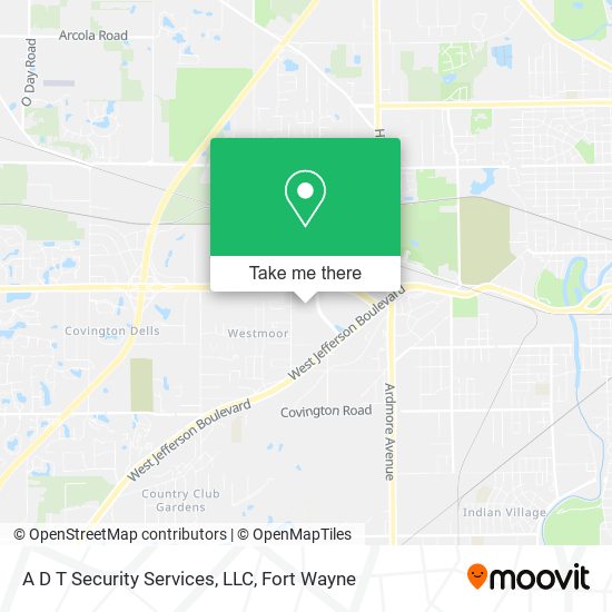 A D T Security Services, LLC map