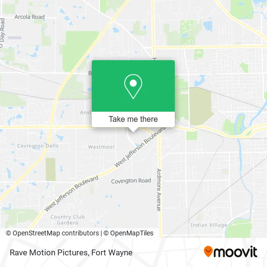 Rave Motion Pictures map