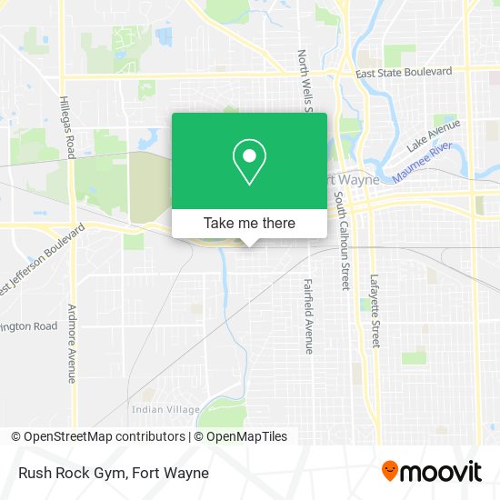 Rush Rock Gym map