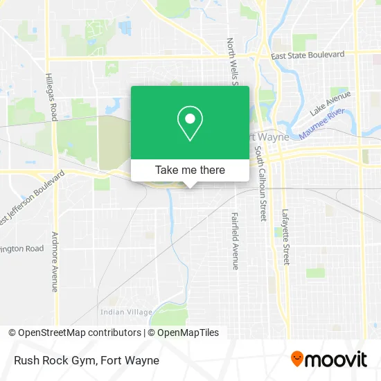 Mapa de Rush Rock Gym