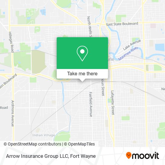 Mapa de Arrow Insurance Group LLC