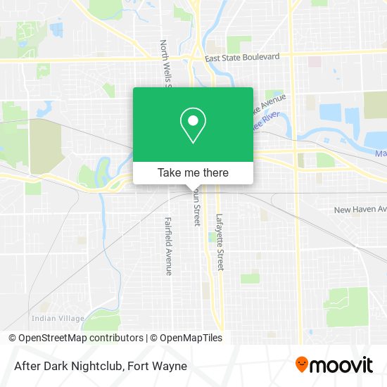 After Dark Nightclub map