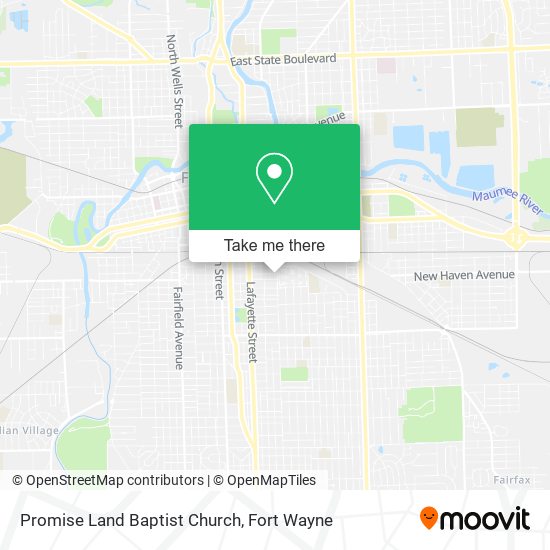Mapa de Promise Land Baptist Church