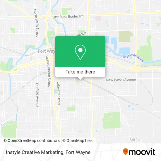 Instyle Creative Marketing map